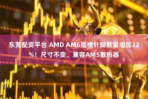 东莞配资平台 AMD AM6插槽针脚数量增加22%！尺寸不变、兼容AM5散热器